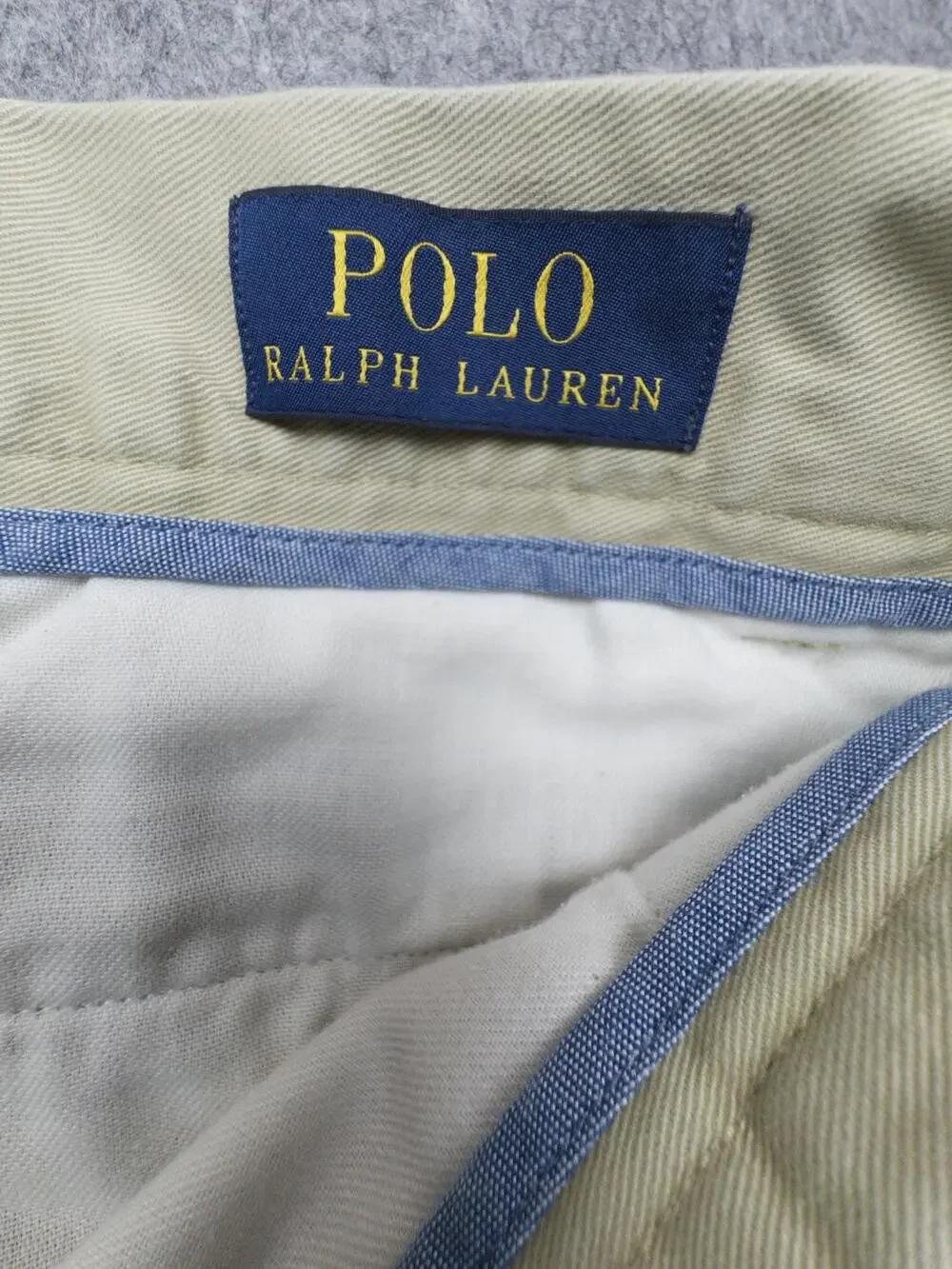 Polo Ralph Lauren Shorts Mens 32 Beige Classic Fit Chino 9